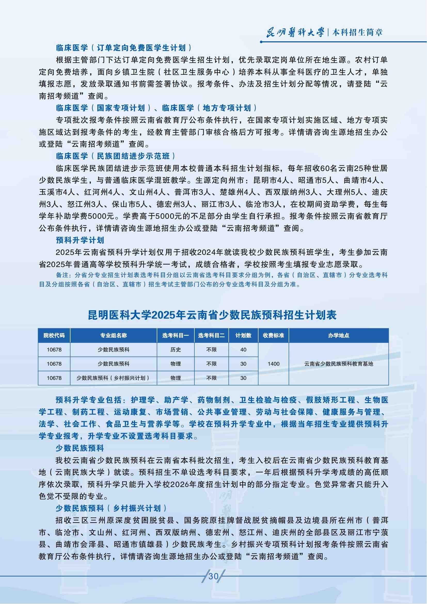 昆明醫(yī)科大學(xué)－2025年招生簡(jiǎn)章