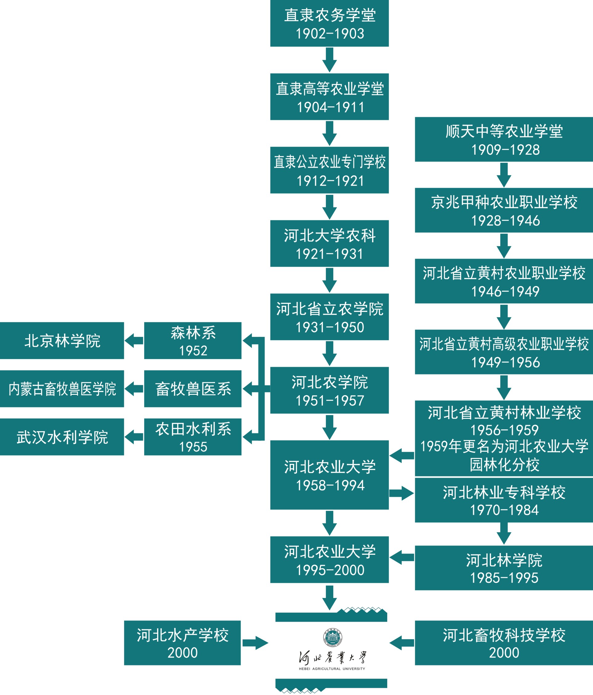 大學(xué)校志，歷史沿革（概）校史